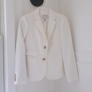 JCrew Linen Schoolboy Blazer